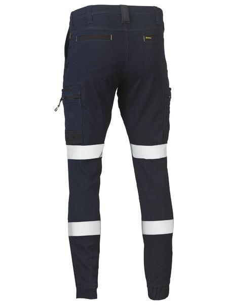 Bisley Flx & Move Taped Stretch Denim Cargo Cuffed Pants -(BPC6335T)