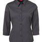 JB's Wear-JB's Ladies Urban 3/4 Poplin Shirt-Charcoal / 6-Uniform Wholesalers - 4