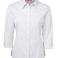 JB's Wear-JB's Ladies Urban 3/4 Poplin Shirt-White/Black / 6-Uniform Wholesalers - 6