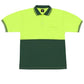 Ramo-Ramo Hi Vis Polo-Yellow/Bottle Green / S-Uniform Wholesalers - 3