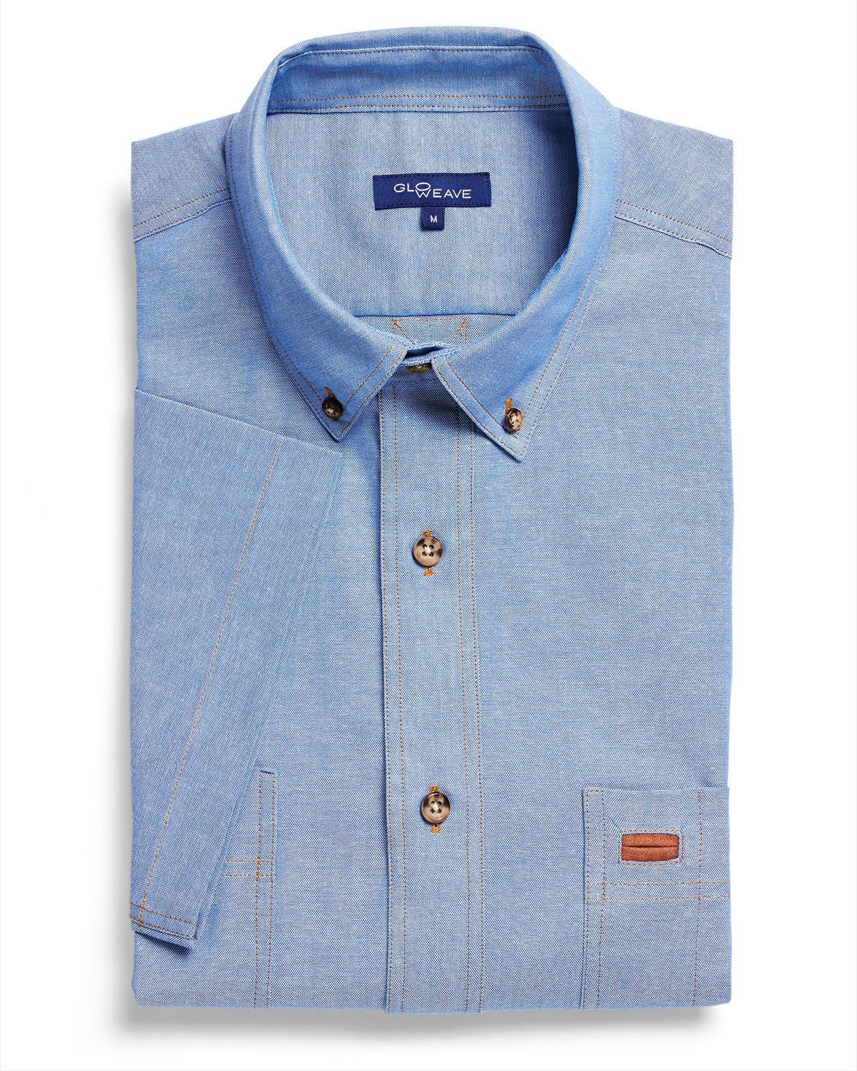 Gloweave Men's Iconic Chambray S/S Shirt (5045SN)