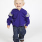 Ramo-Ramo Kids Shoulder Contrast Panel Hoodies with Zipper--Uniform Wholesalers - 1