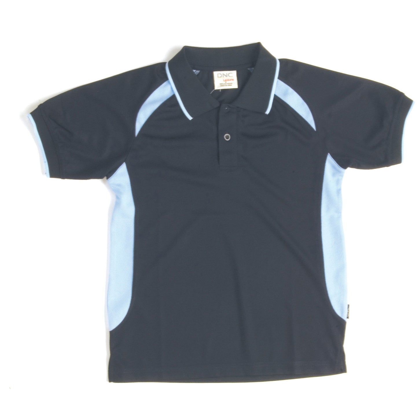 DNC Kids Air Flow Contrast Raglan Mesh Polo (5263)