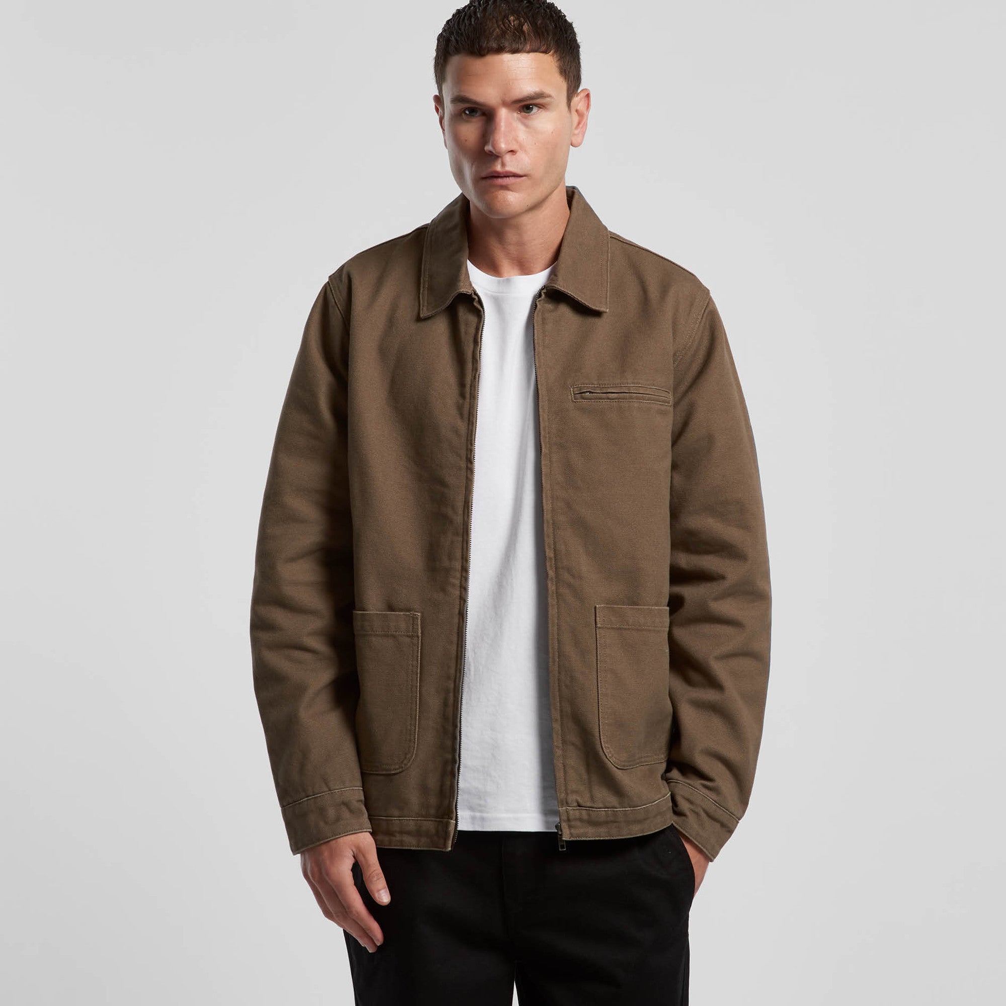 Filled online canvas jacket