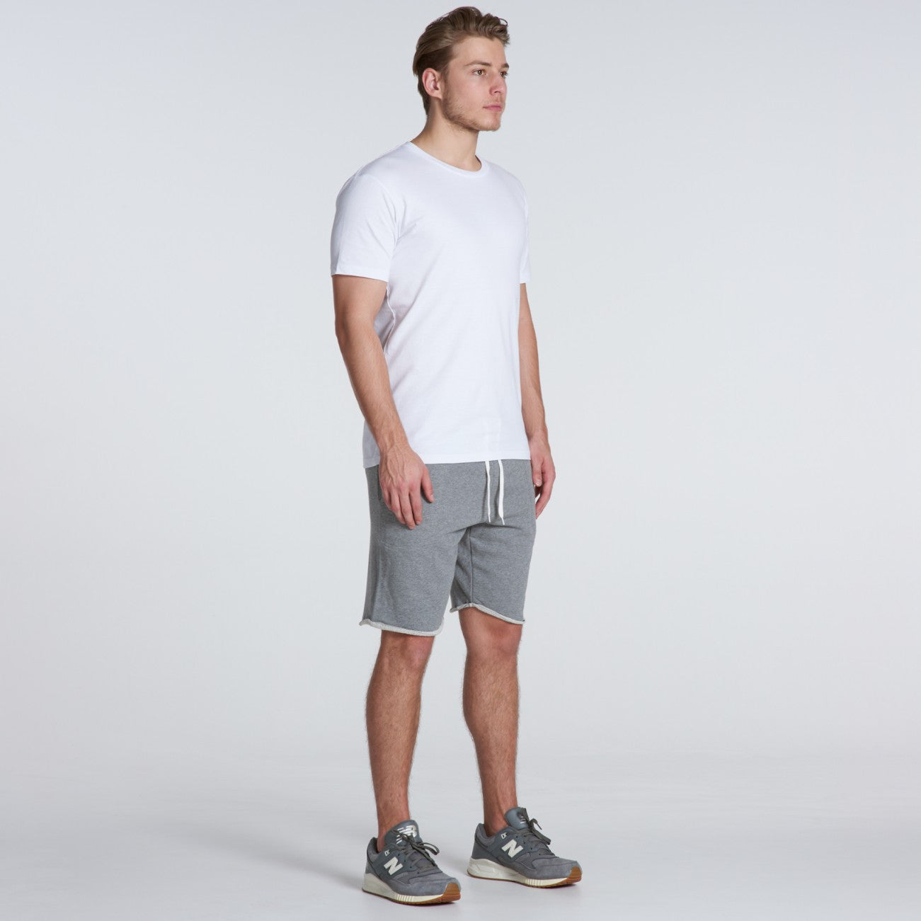 Gray shorts clearance outfit men