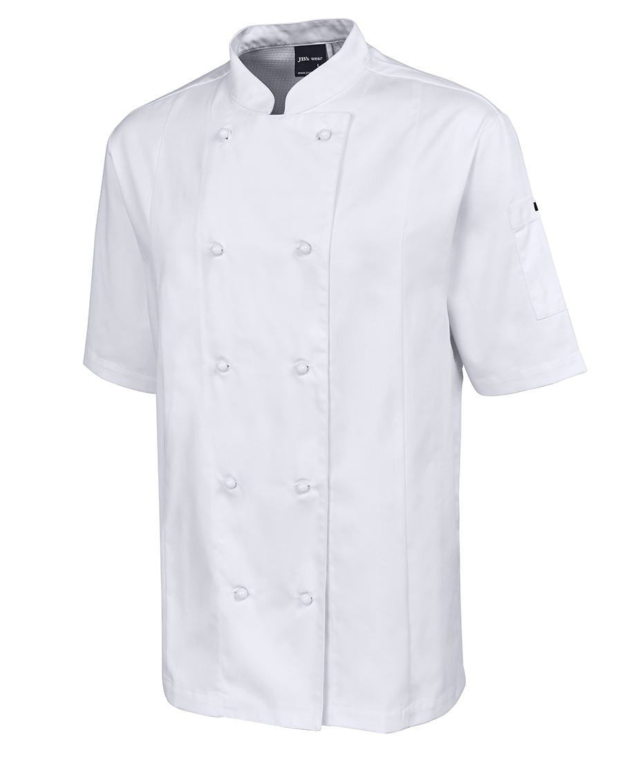 JB's Wear-JB's Vented Chef's S/s Jacket-White / S-Uniform Wholesalers - 1
