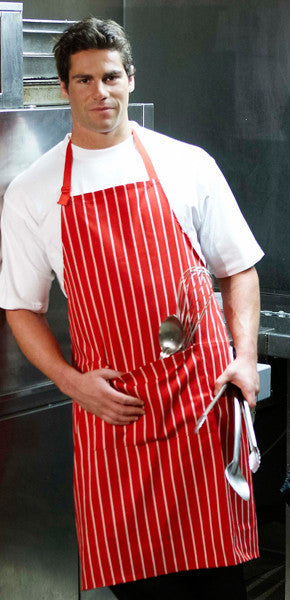 JB's Wear-JB's Bib Striped Apron--Uniform Wholesalers - 11