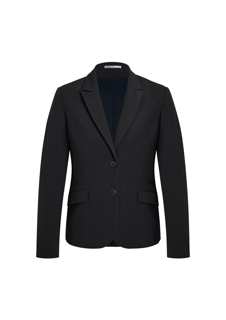 Biz Corporates Comfort Wool Stretch Womens Longline Jacket (64012)