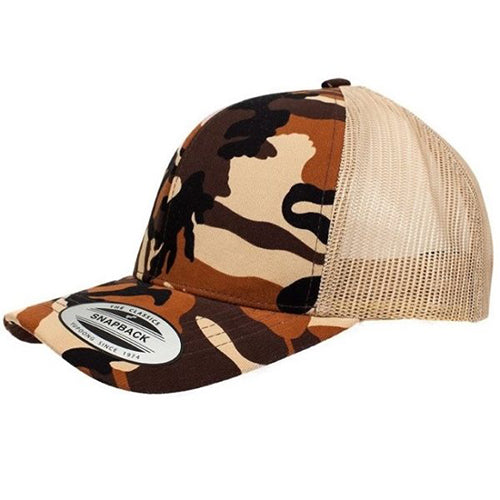 YUPOONG Camo Classic Retro Trucker - (6606T) (CAMO)