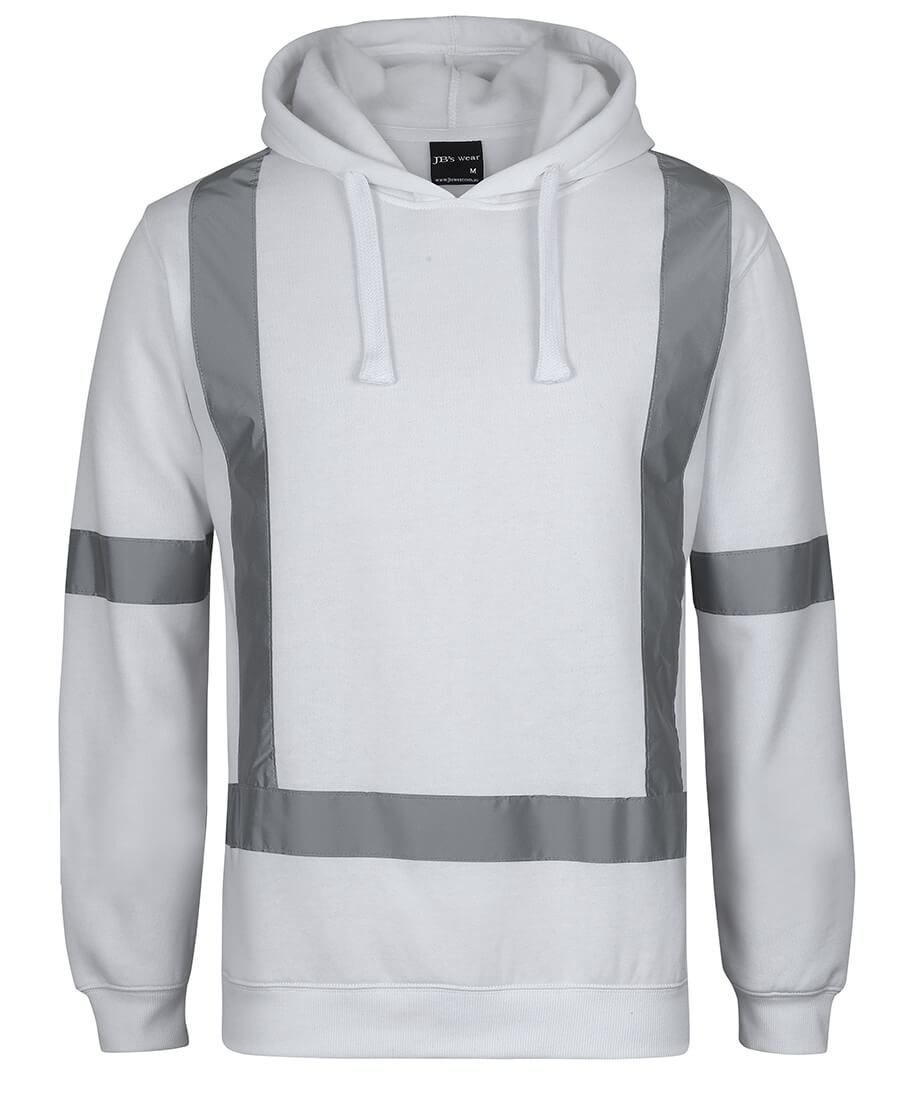 JBs Wear Fleece Hoodie With Reflective Tape (6BNH)