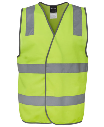 JB's Wear-JB's Hi Vis (D+N) Safety Vest - Adults-Lime / S-Uniform Wholesalers - 2