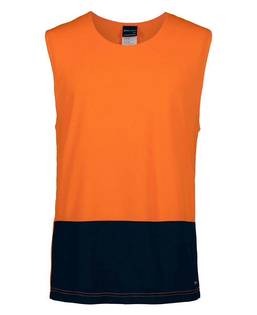 JBs Wear Hi Vis Muscle Top (6HMT)