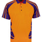 JB's Wear-Jb's Hi Vis Short Sleeve Spider Polo - Adults-Orange/Purple / XS-Uniform Wholesalers - 10