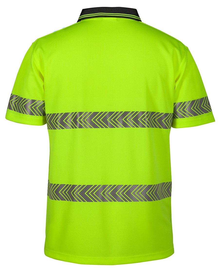 JBs Wear Hi Vis S/S Segmented Tape Polo (6HSST)