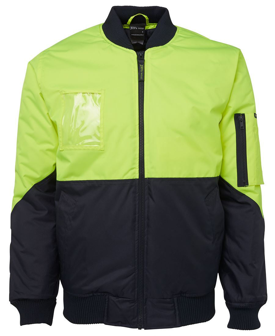 JB's Wear-Jb's Hi Vis Flying Jacket - Adults-Lime/Navy / S-Uniform Wholesalers - 2