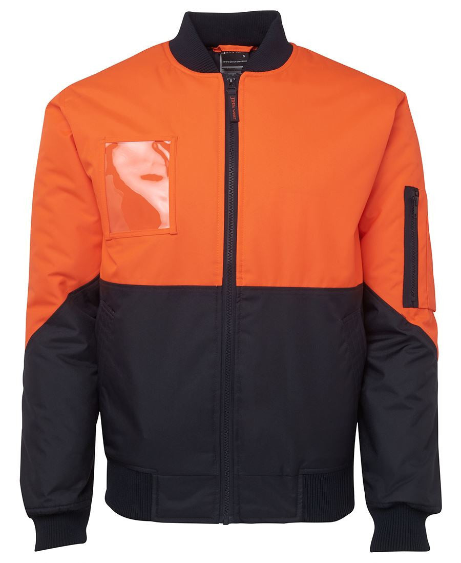 JB's Wear-Jb's Hi Vis Flying Jacket - Adults-Orange/Navy / S-Uniform Wholesalers - 4