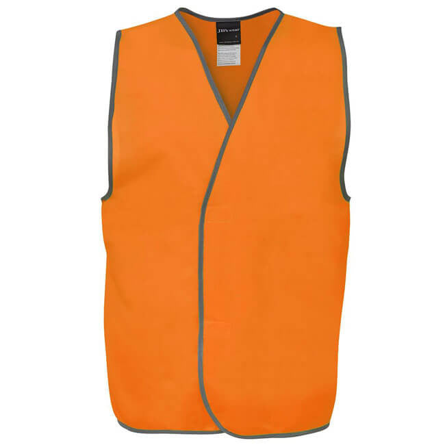 JBs Wear Hi Vis Safety Vest - Adults (6HVSV)