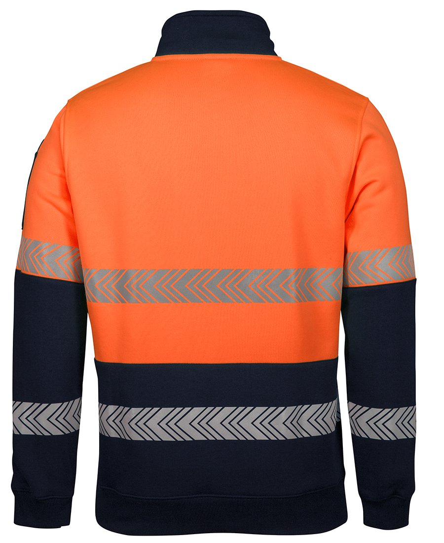 JBs Wear Hi Vis ½ Zip Segmented Tape Fleece (6HZS)