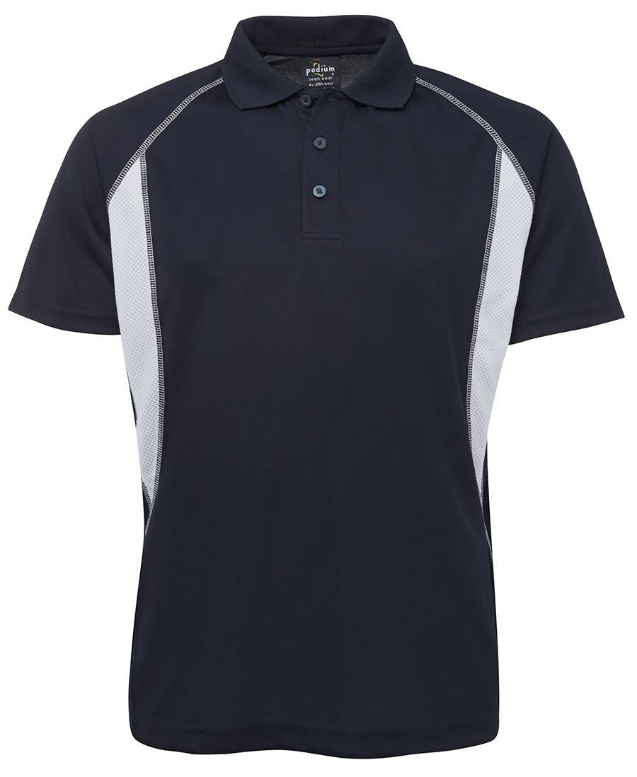 JB's Wear-JB's Podium Insert Poly Polo - Adults-Navy/White / S-Uniform Wholesalers - 5