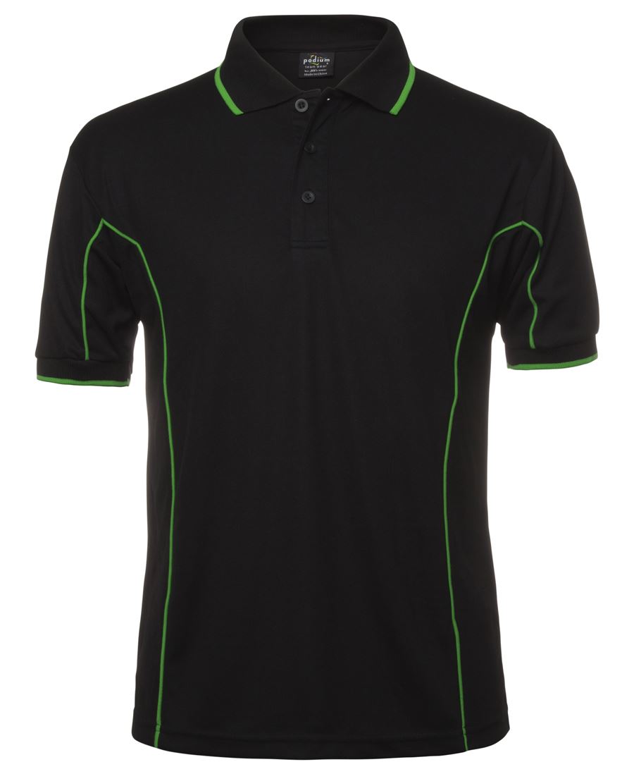 JBs Wear Adults Short Sleeve Piping Polo (7PIP)