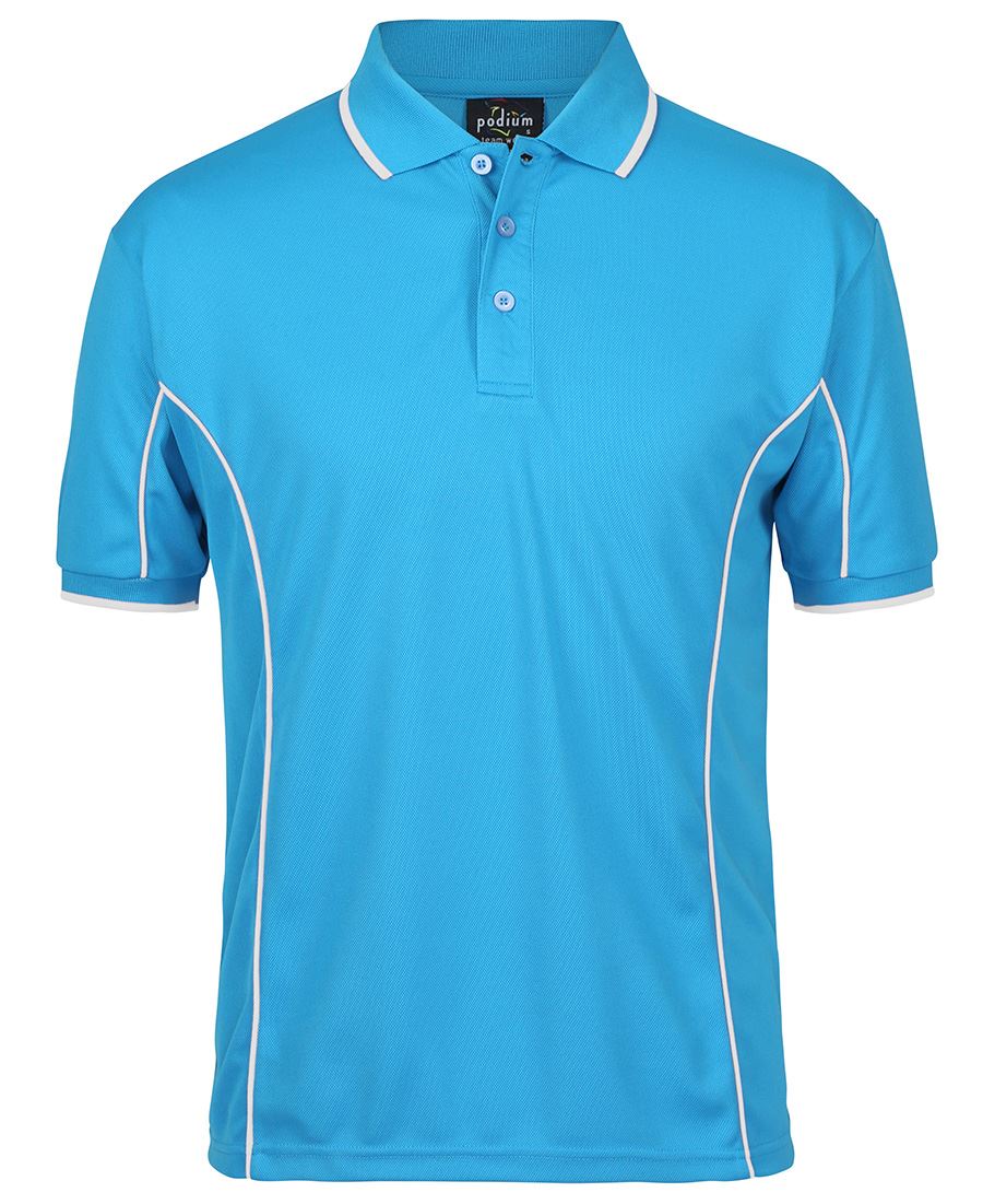 JBs Wear Adults Short Sleeve Piping Polo (7PIP)