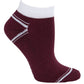 JB's Wear-JB's Sport Ankle Sock (5 Pack)-Maroon/White / King-Uniform Wholesalers - 8