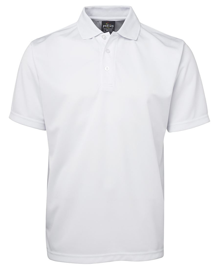 JB's Wear-JB's Adults Short Sleeve Poly Polo-White / S-Uniform Wholesalers - 8