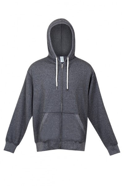 Ramo-Ramo Mens Greatness Heather Zip Hoodie (new)-Dark Heather / S-Uniform Wholesalers - 2