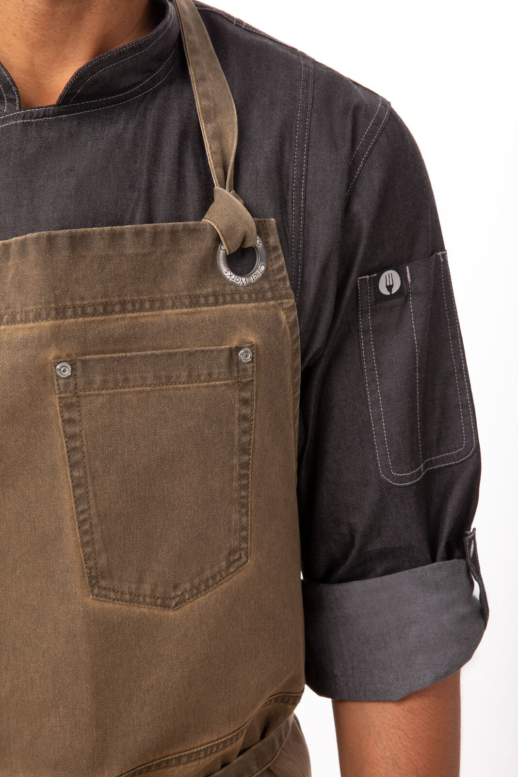 Chef Works Dorset Chef's Bib Apron-(ABCAQ004)