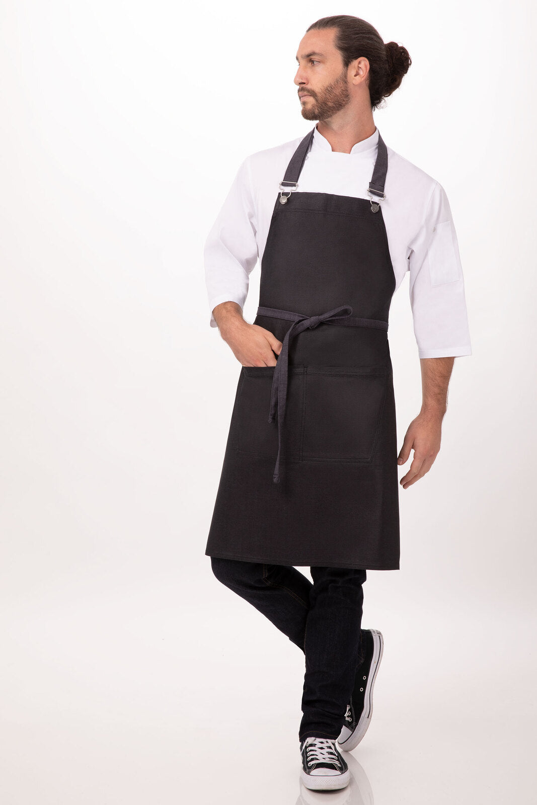 Chef Works Boulder Bib Apron-(ABWT051)