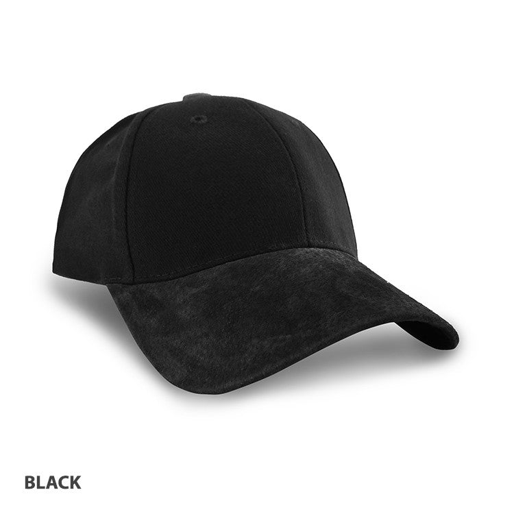 Grace Collection Heavy Brushed Cotton Suede Peak Cap-(AH010/HE010)