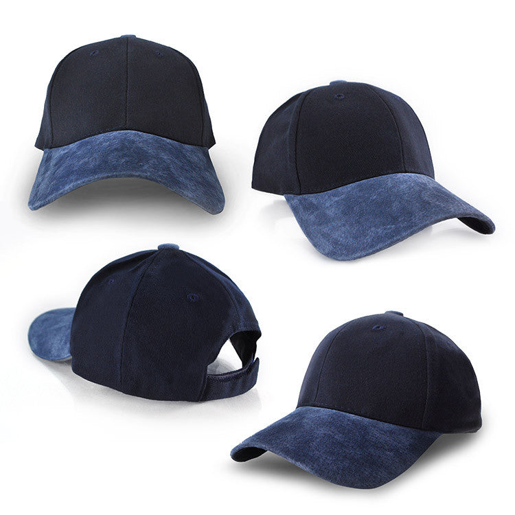 Grace Collection Heavy Brushed Cotton Suede Peak Cap-(AH010/HE010)