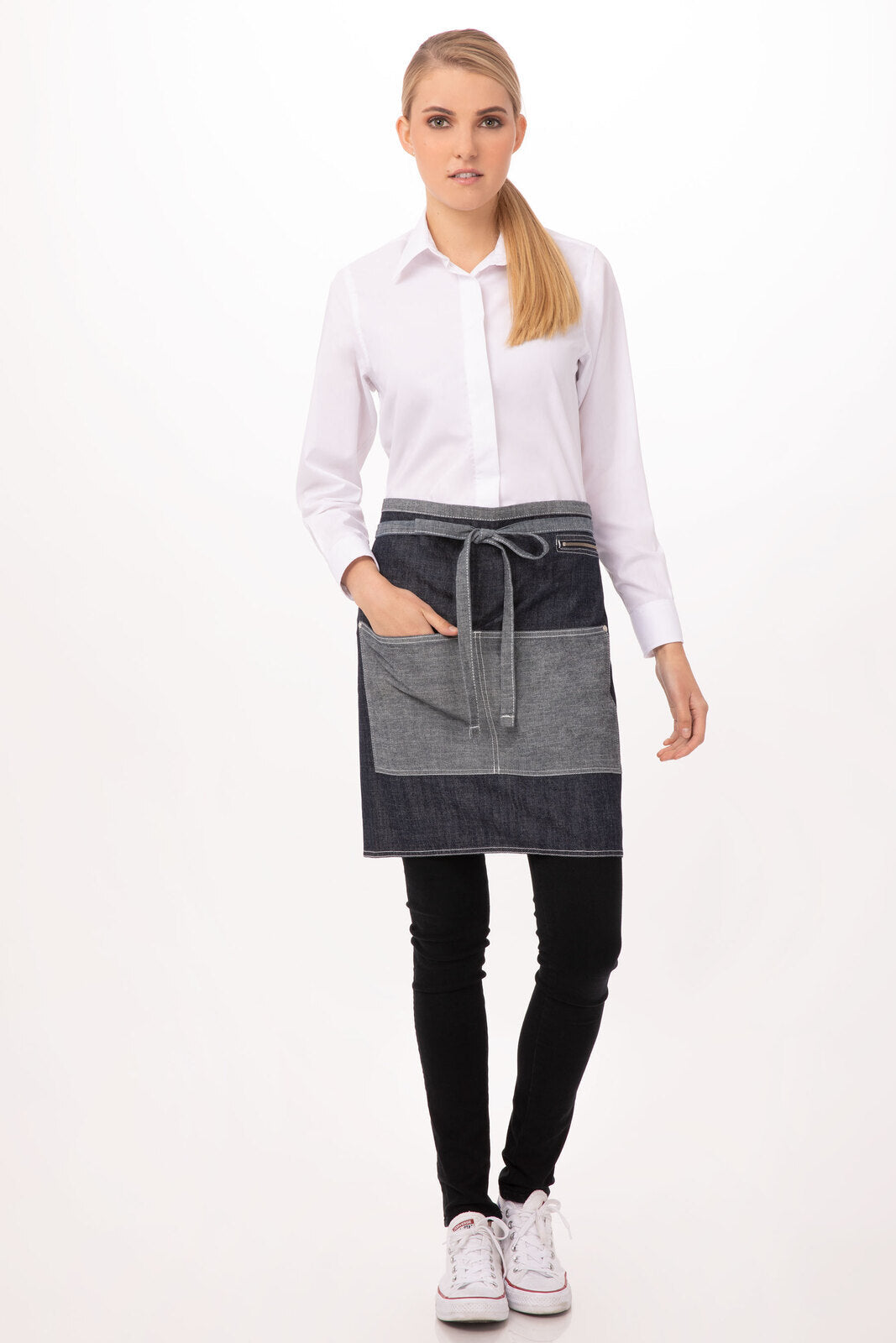 Chef Works Manhattan Half Bistro Apron - (AW046)
