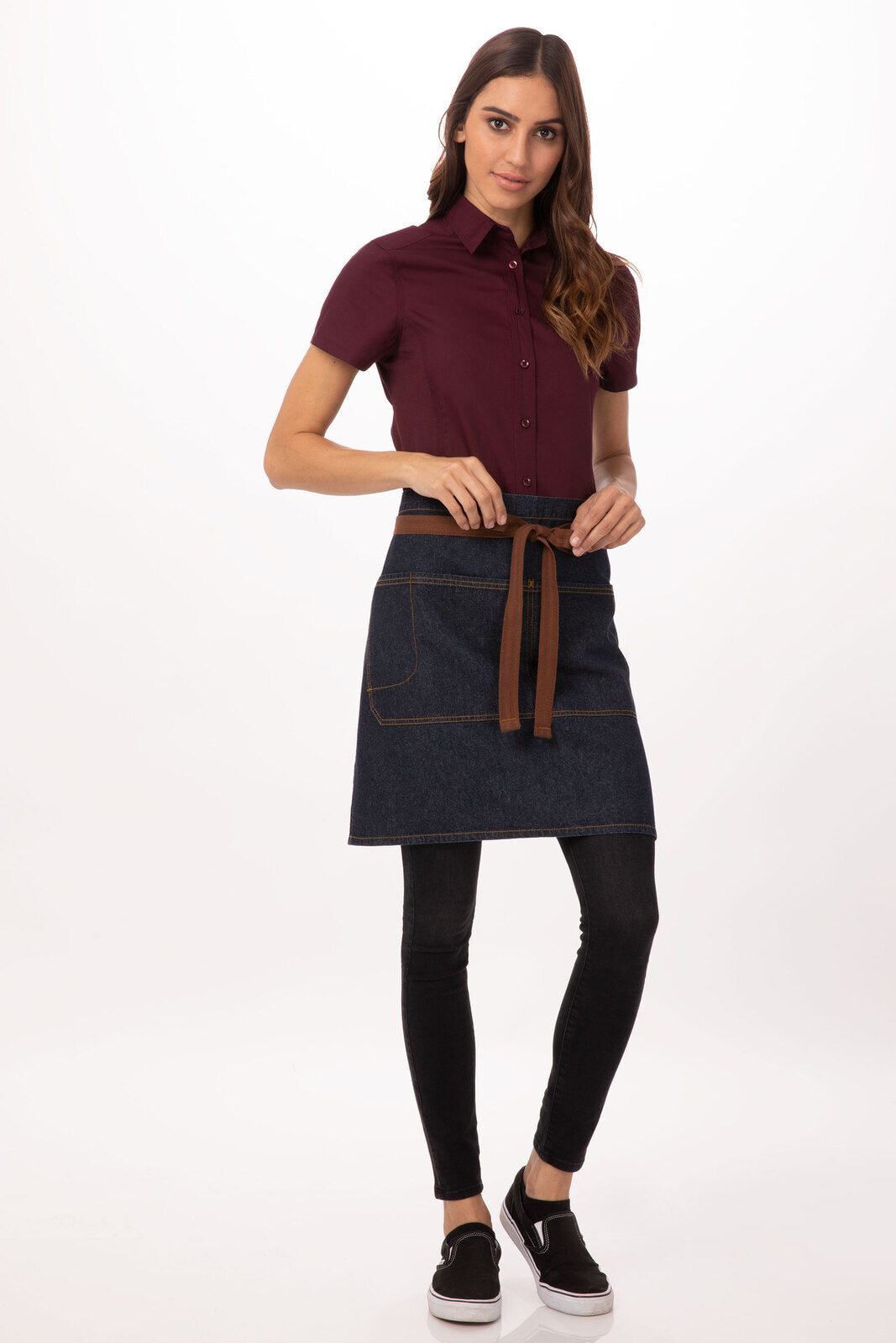 Chef Works Memphis Half Bistro Apron-(AW048)