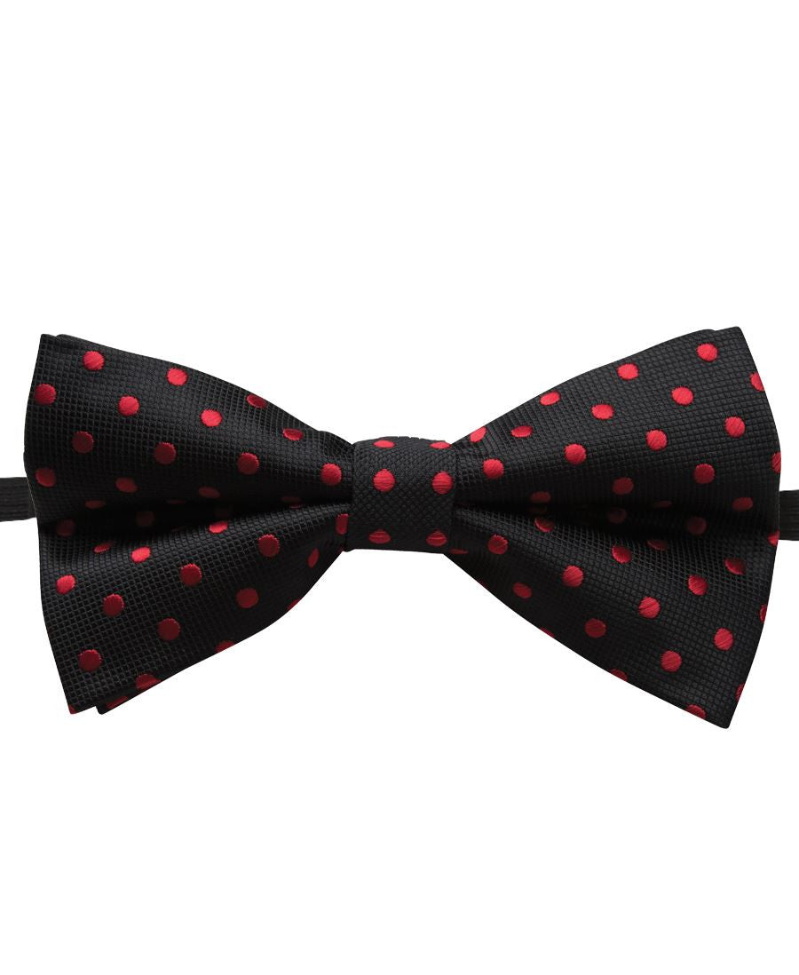 JB's Wear-Jb's Waiting Bow Tie-BLACK/RED / ONE SIZE-Uniform Wholesalers - 3