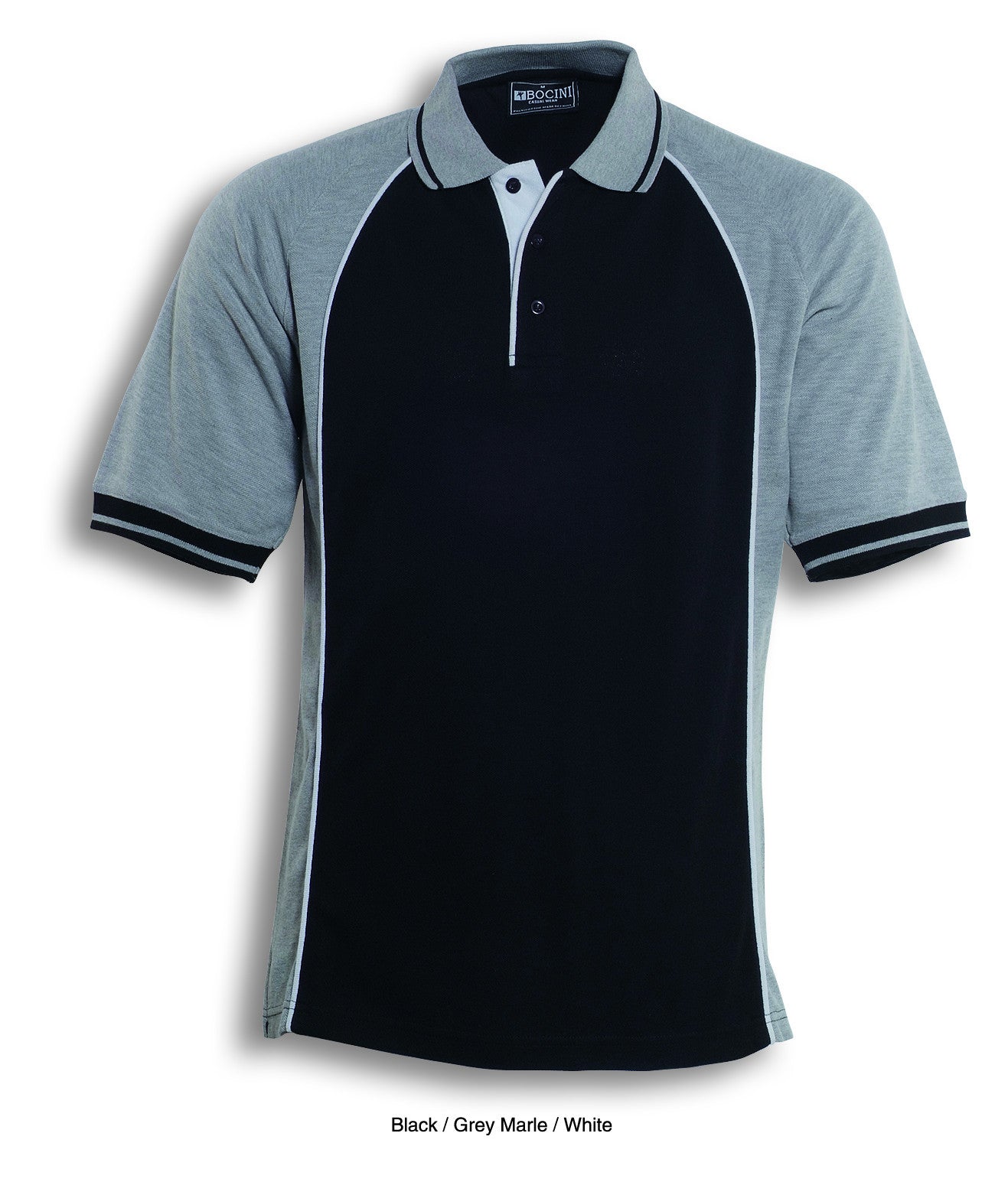 Bocini Men's Panel Polo-(CP0434)