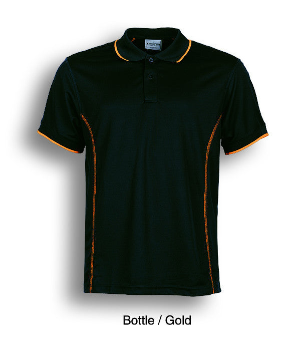 Bocini Ladies Stitch Feature Essential  Short Sleeve Polo -(CP0920)