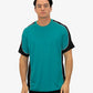 Be Seen Men's Short Sleeve T-shirt With Contrast (BST155)