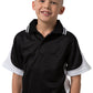 Be Seen-Be Seen Kids Polo Shirt With Striped Collar 1st( 10 Black Color )-Black-White-White / 6-Uniform Wholesalers - 10
