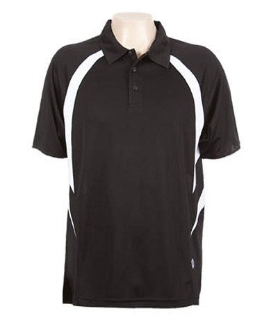 Australian Spirit-Aus Spirt Liberator Mens Polo-Black / White / S-Uniform Wholesalers - 3