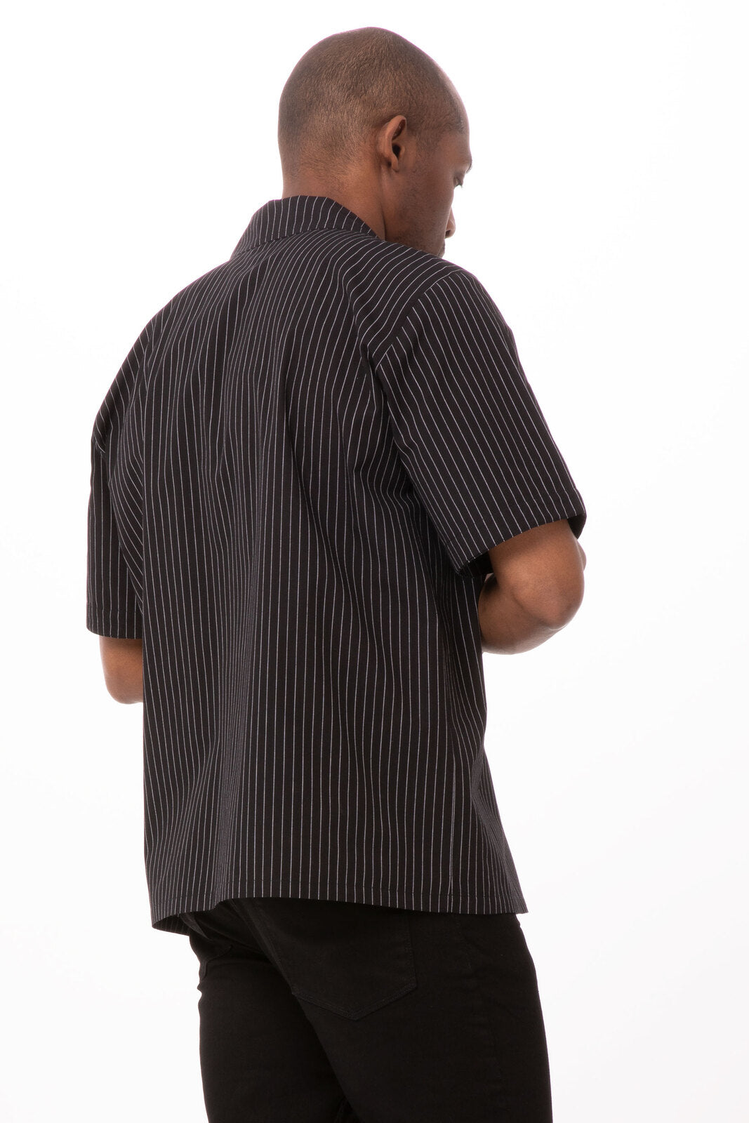 Chef Works Pinstripe Cook Shirt-(CCSB-CDA)