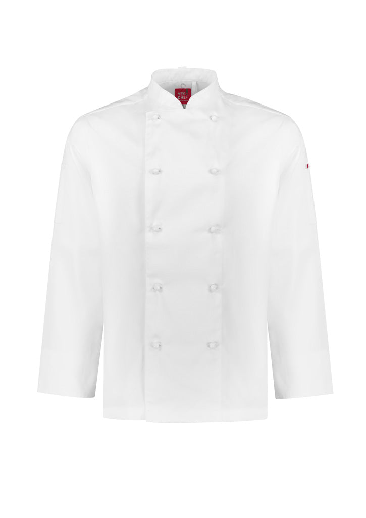 Biz Collection Mens Al Dente Long Sleeve Chef Jackett (CH230ML)