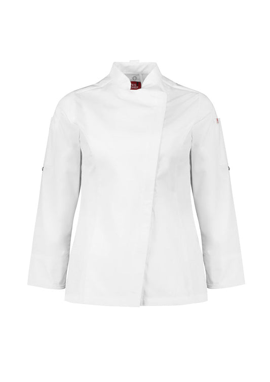 Biz Collection Womens Alfresco Long Sleeve Chef Jacket (CH330LL)