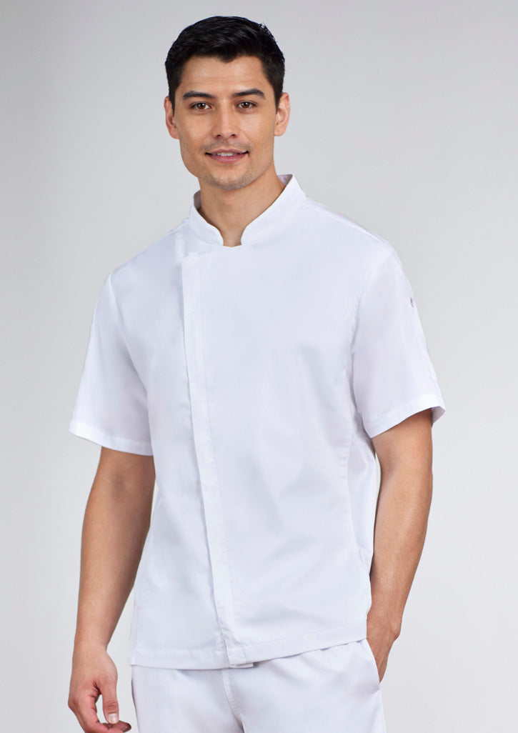 Biz Collection Mens Alfresco Short Sleeve Chef Jacket (CH330MS)