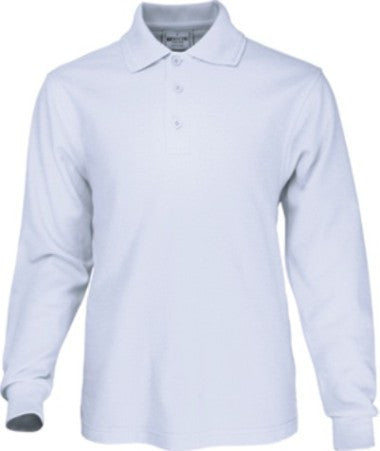 Bocini Mens Long Sleeve Basic Polo-(CP1401)