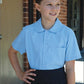 Bocini Girls Peter Pan Short Sleeve School Shirt-(CS1405)