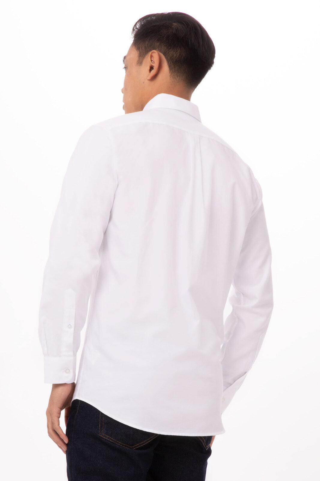 Chef Works Oxford Men's Dress Shirt-White (D500)