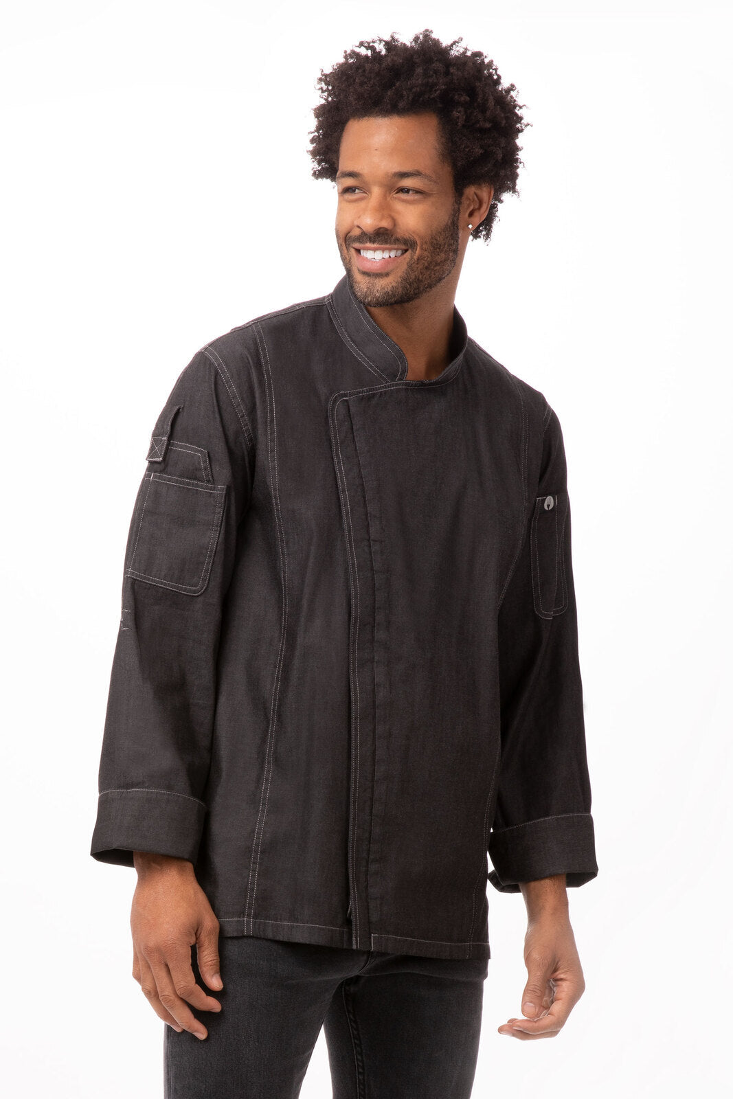 Chef Works Gramercy Denim Chef Jacket (EXDZ001) – Uniform Wholesalers