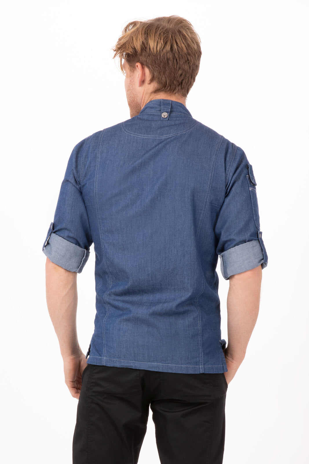 Chef Works Gramercy Denim Chef Jacket-(EXDZ001)