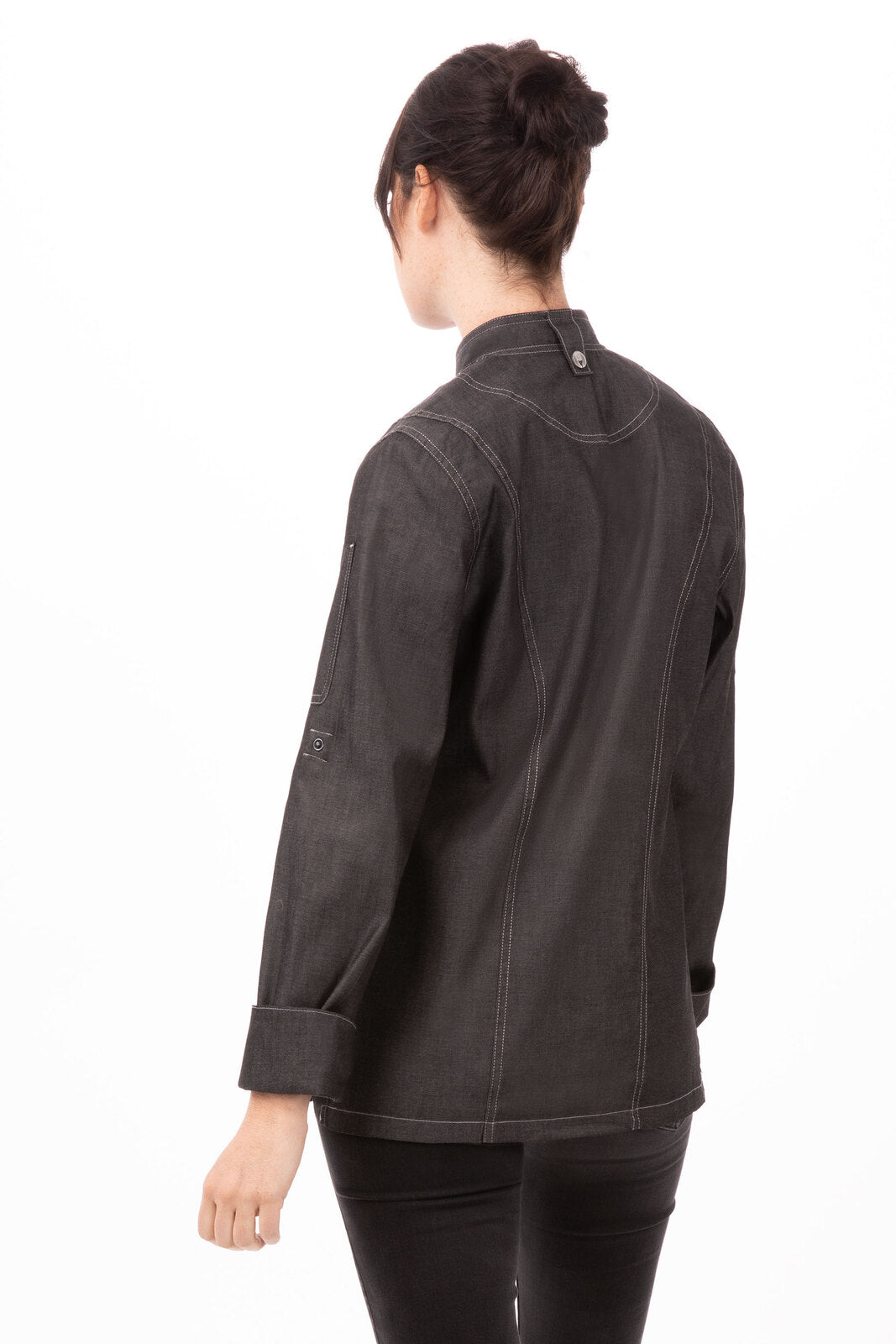 Chef Works Gramercy Ladies Denim Chef Jacket-(EXWDZ002)